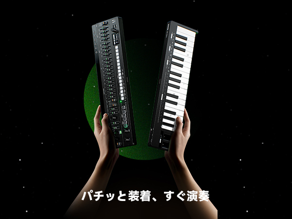 DONNER MIDIキーボード 32鍵 USB-C Donner N-32 32-Key MIDI Keyboard Controller Sequencer with