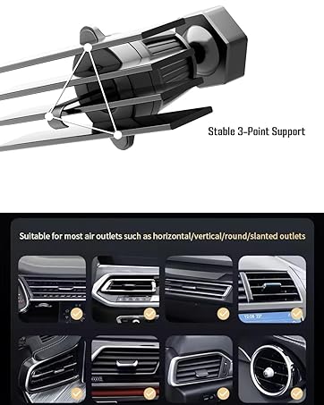 auto clamping wireless car charger cellphone holder for car mag safe car mount phone holder car