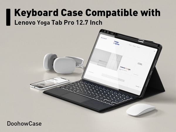 Amazon.com: Keyboard Case Touch for Lenovo Yoga Tab Plus