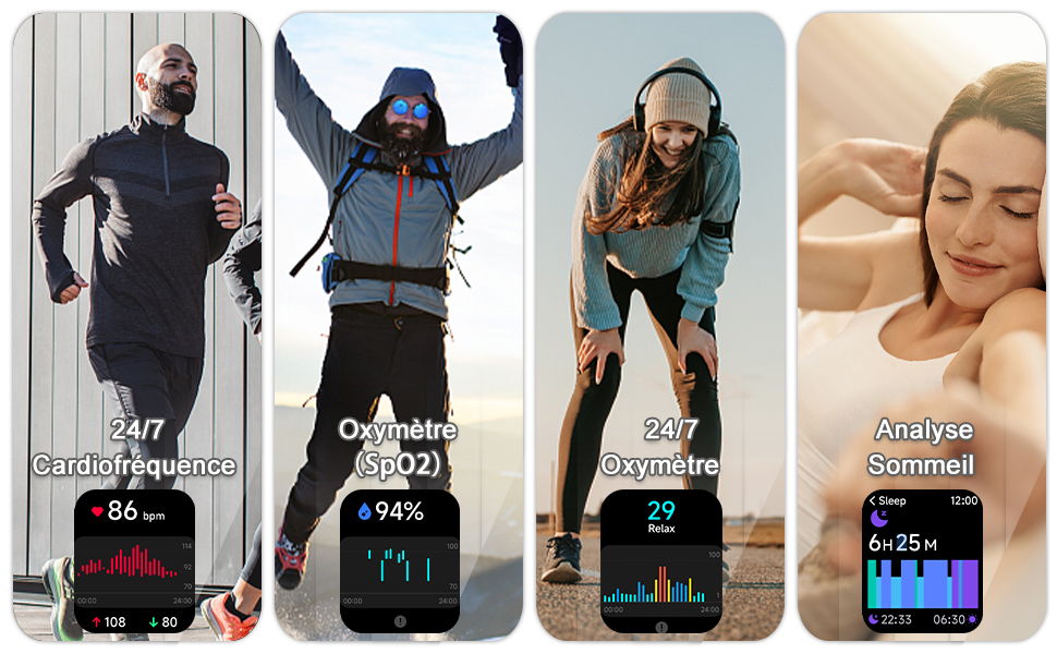 IOWODO W13 smartwatch fitnesshorloge voor heren dames, smartwatchoproepen met waterdicht