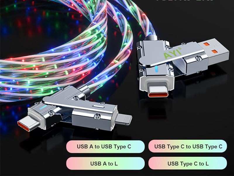 Designed to work flawlessly with any L-8pin / Type- C mobile devices. 