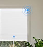 Grandekor Motorized Blinds with Remote Cellular Shade, Electric Smart Honeycomb Blinds for Window...