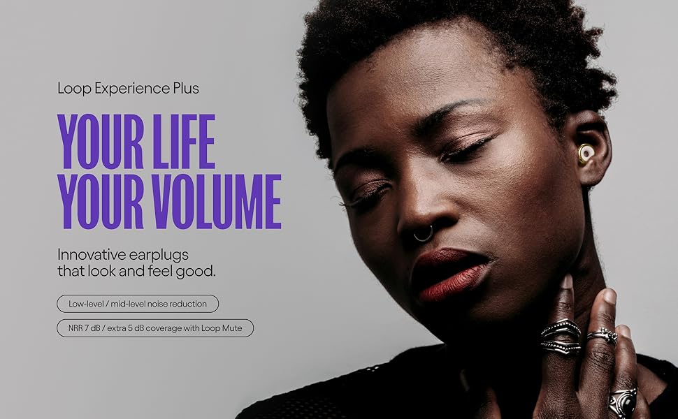 Loop Experience Plus Earplugs High Fidelity Hearing Protection for