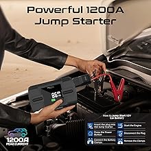 • Powerful Power Boost to Jump Start your Car: