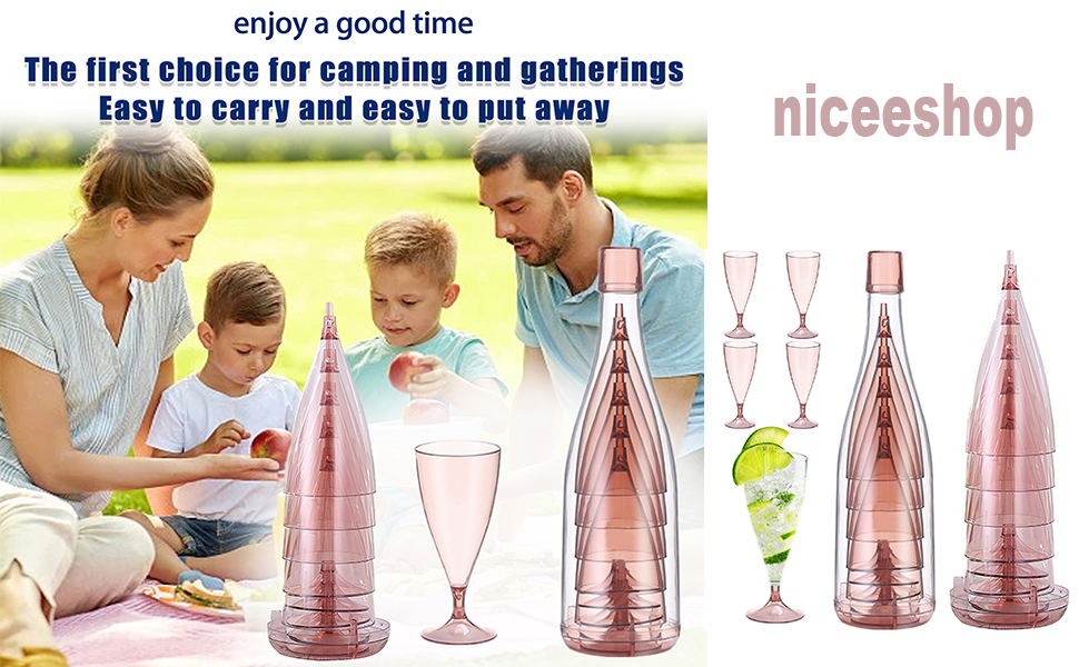 folding cocktail glass