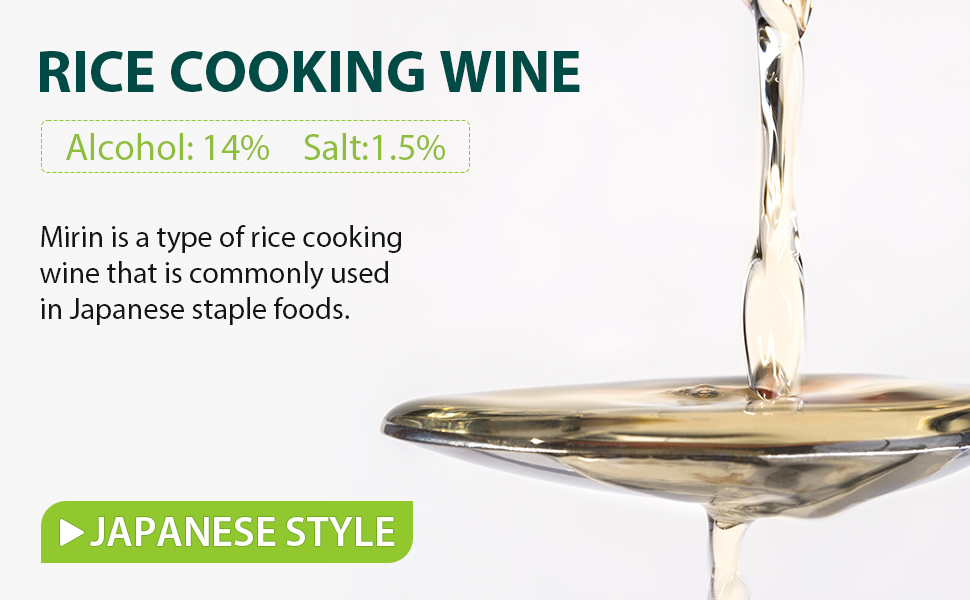 Soeos Mirin Cooking Wine, 16.9 fl oz (2*500ml) Pack of 2, Traditional