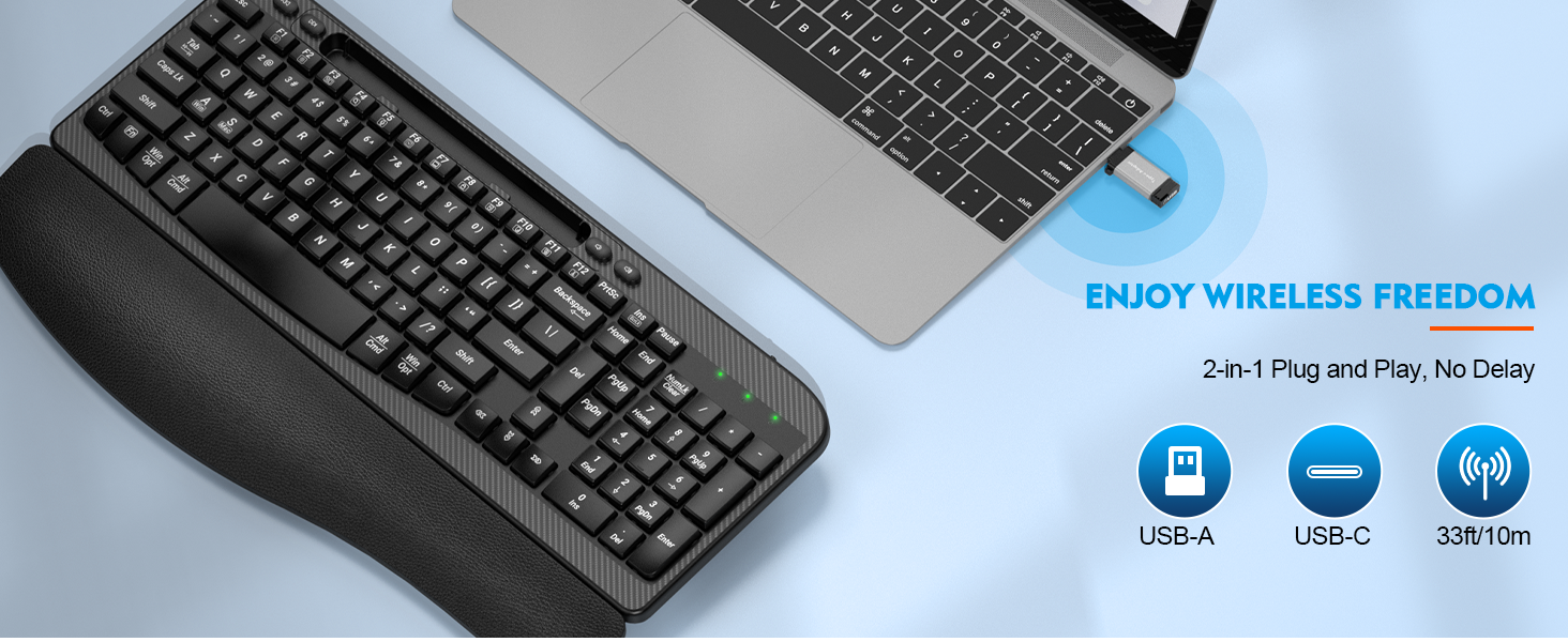 ergonomic keyboard wireless
