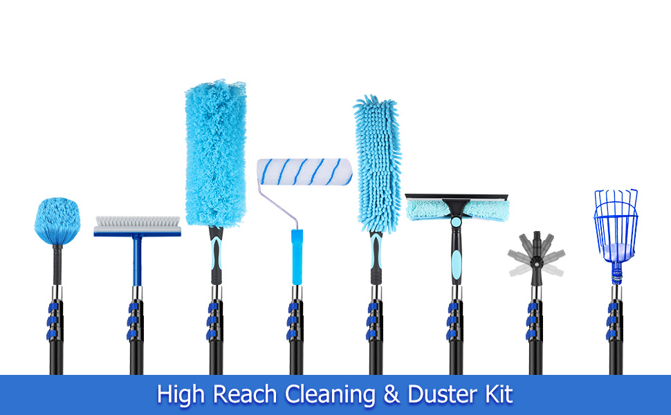 3.6to12 Foot Telescopic Extension Pole, MultiPurpose