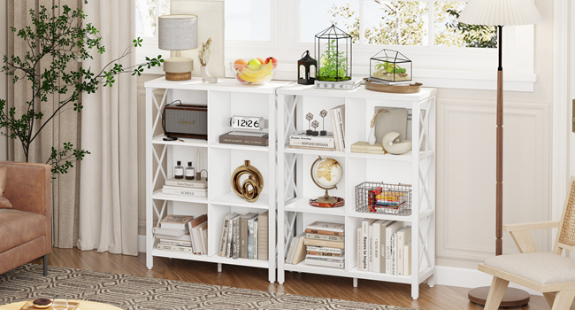 Amazon.com: FATORRI 6 Cube Storage Organizer Shelf, Wood and