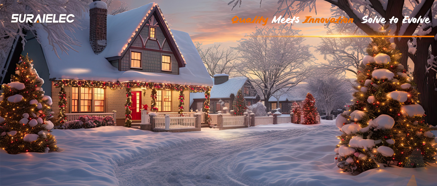 SURAIELEC 100 PCS Christmas Light Stakes, 11.5" Tall