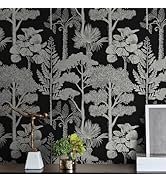 Safiyya Peel and Stick Wallpaper Black Forest Contact Paper 17.3