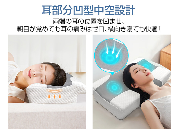 Amazon｜LAOGOT 枕 首が痛くならない ストレートネック 低反発