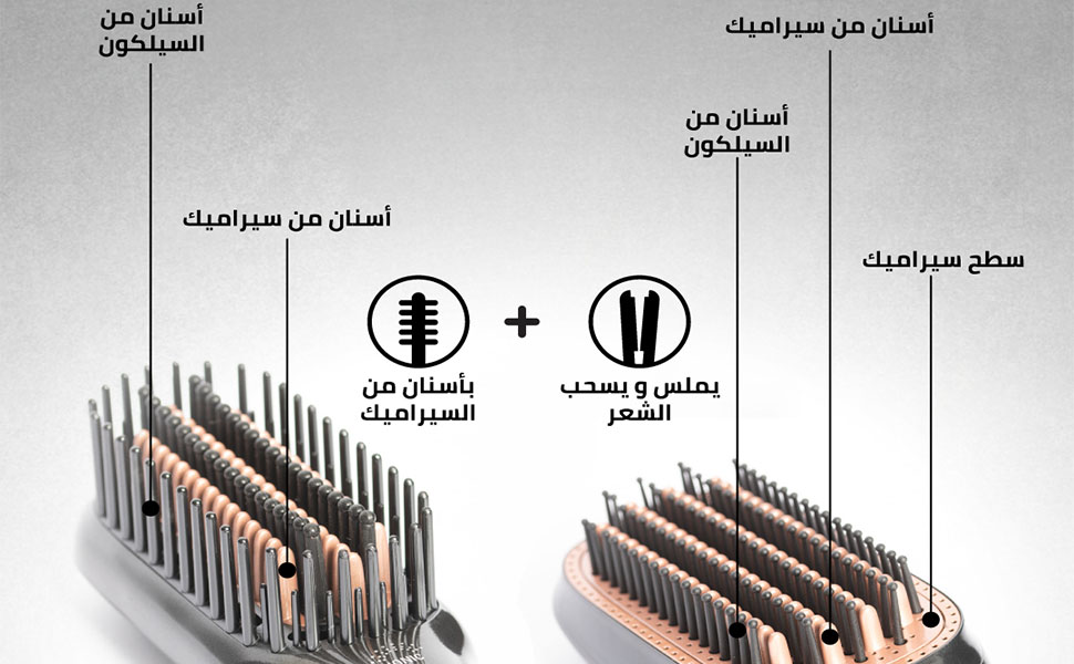 Gjarrah 2-in-1 Hair Styling and Drying Brush 