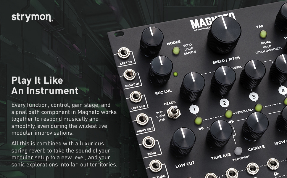 Amazon.com: Strymon Magneto Four Head Tape Delay And Looper