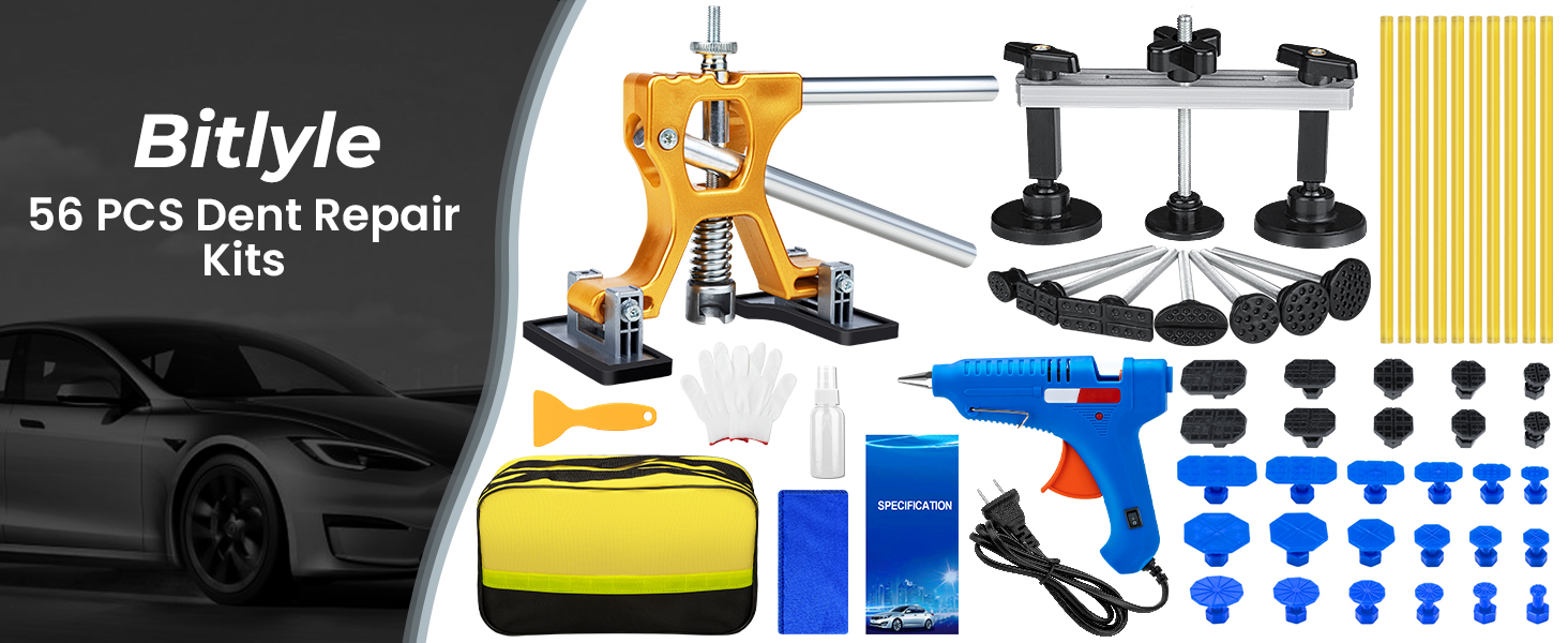 56PCS Paintless Dent Removal Tools