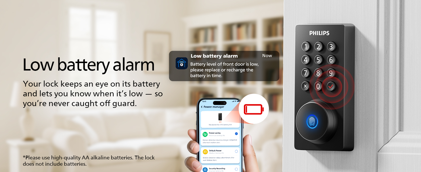 low battery alarm
