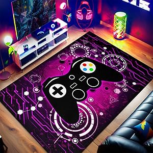 gaming rugs in a variety of fun designs