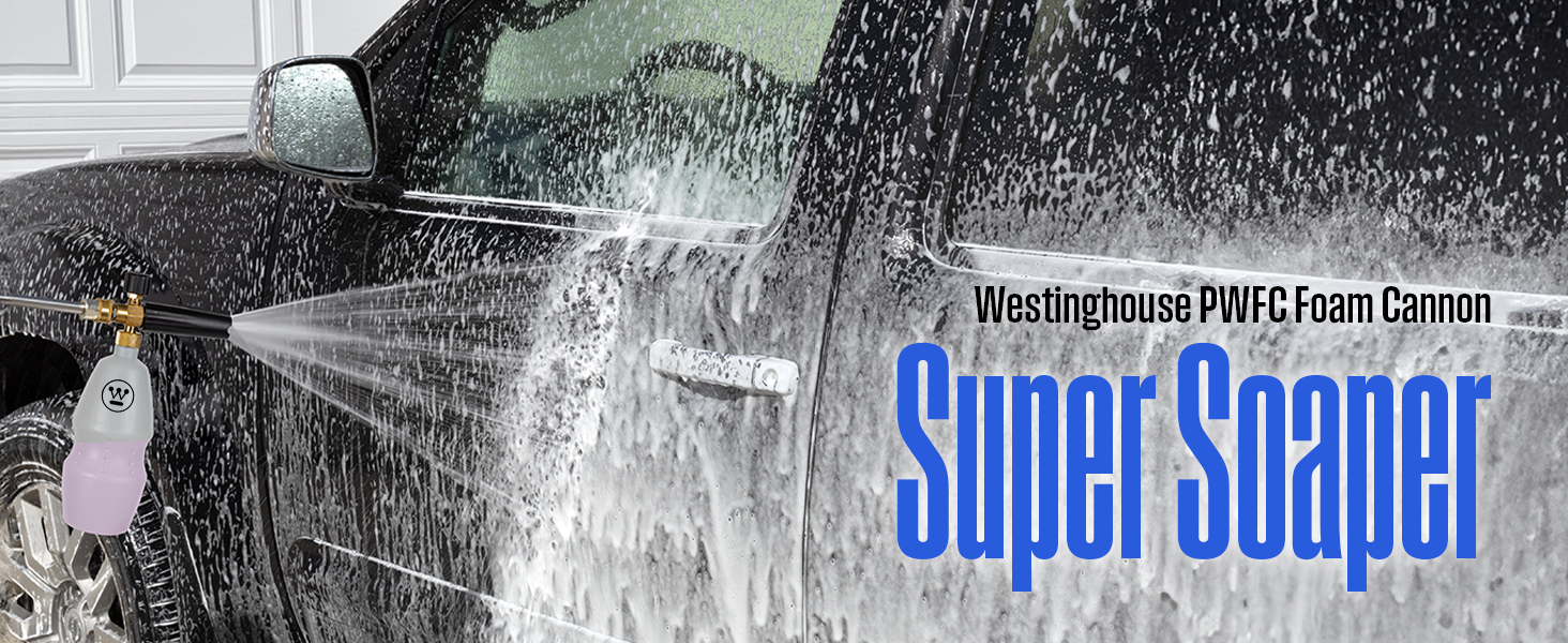 Foam Cannon, westinghouse pressure washer, Westinghouse Outdoor Power, House cleaning