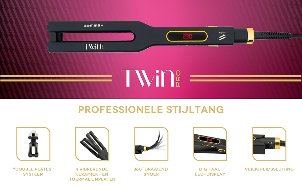 Professionele stijltang gamma più