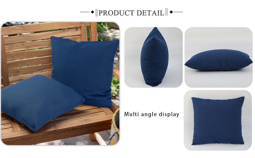 Outdoor Lumbar Pillows for Patio Furniture, Outdoor Pillows