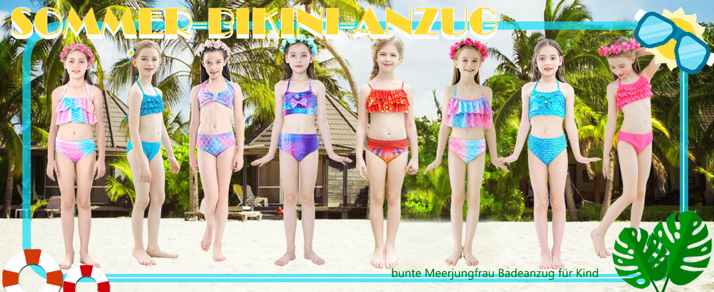 Meerjungfrauenschwanz mit Bikini