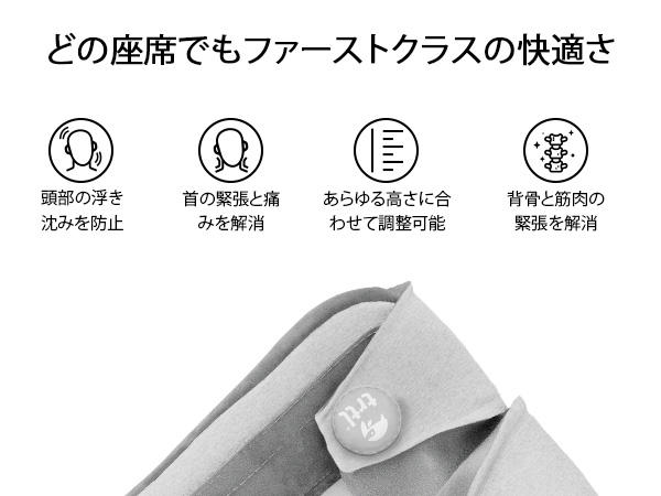 Amazon｜trtl ピロー プラス - 旅行用飛行機ネックピロー - 頭と