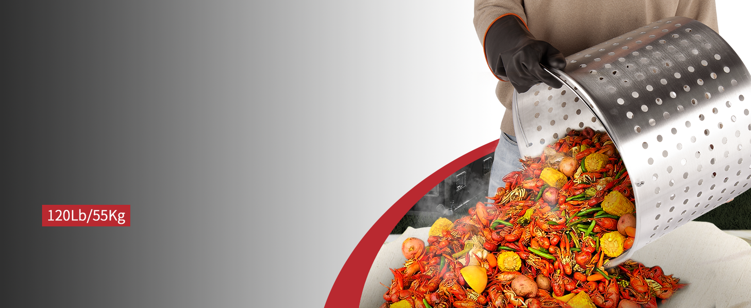 crawfish boil pot