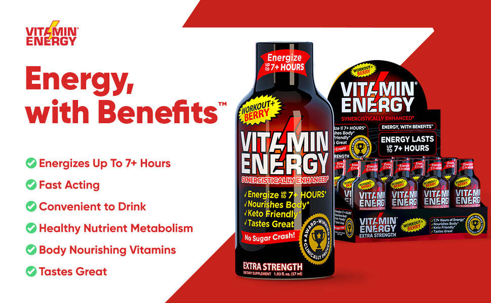 vitamin energy hydration energy shot b12 energy drink blue raspberry