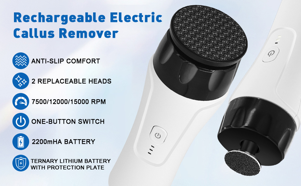 rechargeable foot callus remover