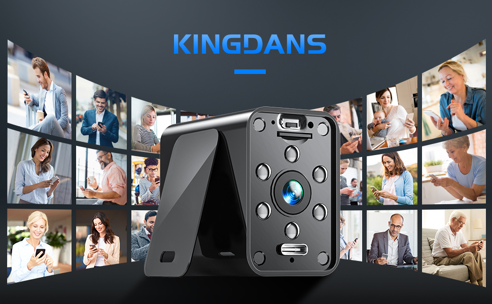 new upgraded hidden cameras for home security indoor, high-definition night vision effect