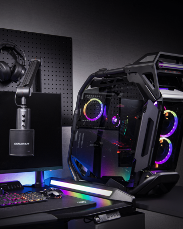 SUPPORT CASQUE BUNKER S RGB AVEC VENTOUSE NOIR