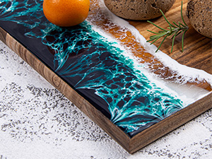 cutting board with handle
