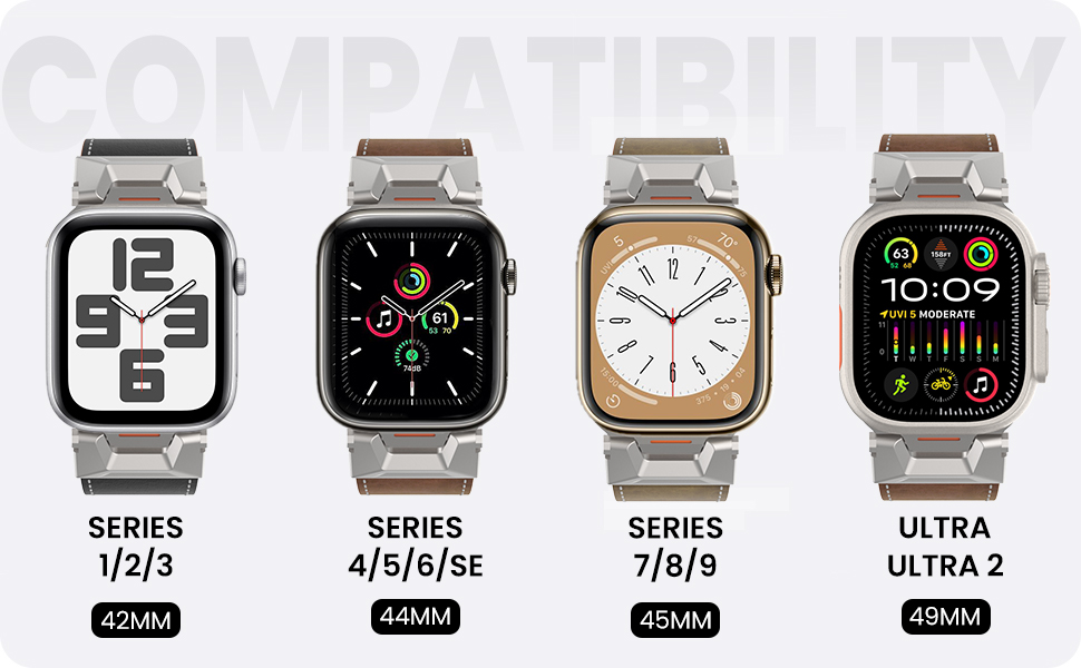 leather apple watch band