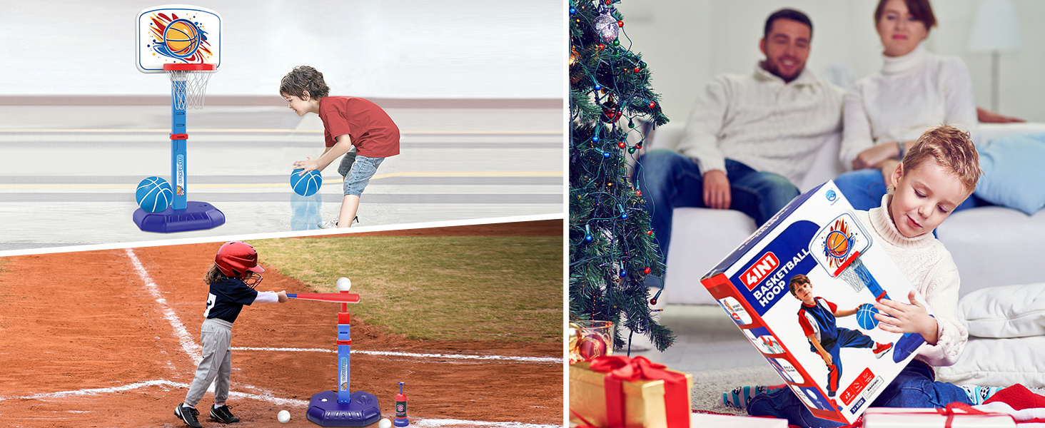 Indoor basketball hoop for kids