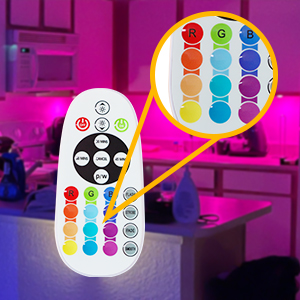 under cabinet lights change color