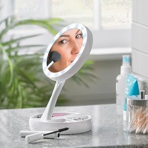 COMPACT MIRROR 5 LED MAKEUP MIRROR