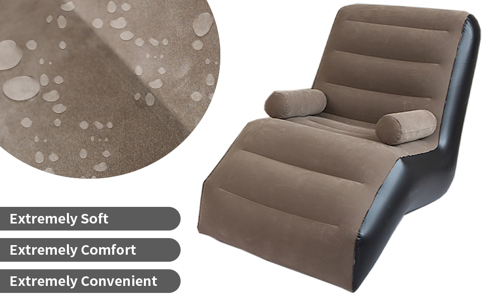 Amazon.com: KAERMU Inflatable Deck Chair with Air Pump