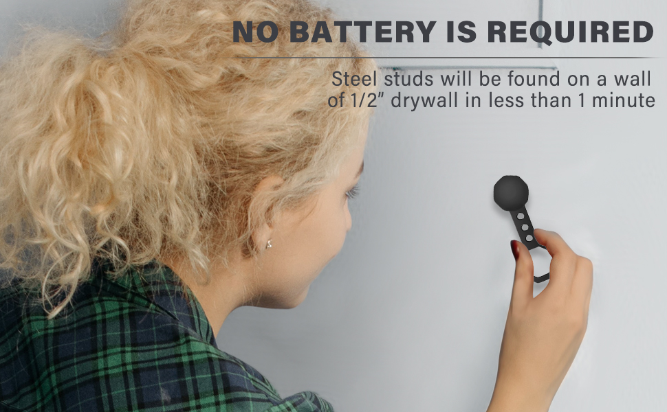 Stud Finder Wall Scanner, Studball with 27 Pounds of Pull