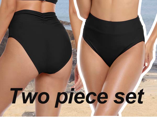 Amazon.com: Hilor Women's Cutout Two Piece Bikini Swimsuits