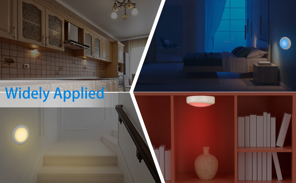 Closet Light Wireless Under Cabinet Lighting Warm White Led Night Light for Bedroom