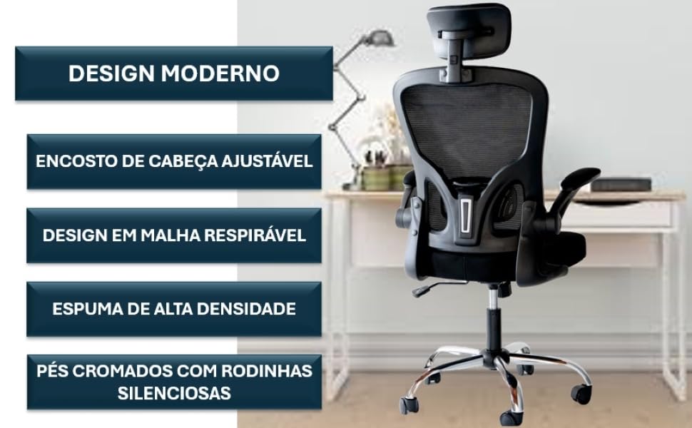 Cadeira escritorio moderna