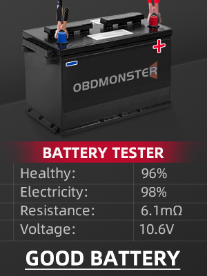 Amazon.com: BM550 6V 12V 24V Car Battery Tester, 100-2000 CCA ...