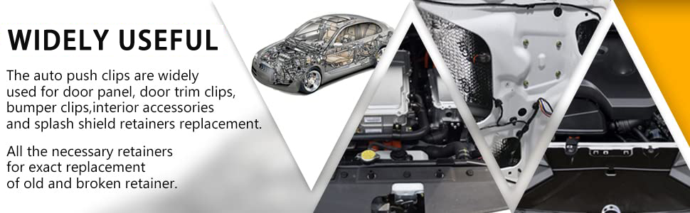 car push retainer clips door panel trim clamp kit