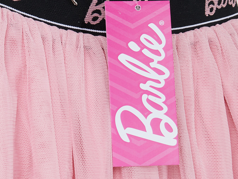 Barbie Girls Tutu Skirt, Mesh 2 Layers with Cotton Lining Skirt