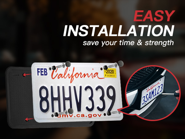aujen license plate frame