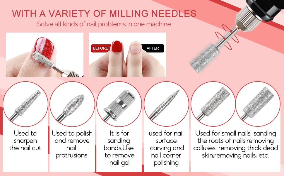 COSCELIA Gel Nail Polish Kit with U V Light and Nail Drill, 10Pcs Gel