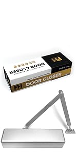DOOR CLOSER 3ヶセット Onarway Automatic Door Closer for Home: Size 3 Spring