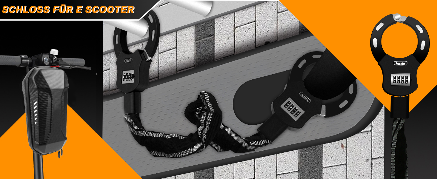 E Scooter Lock, E Scooter Lock with Number Code, Handcuff Lock E