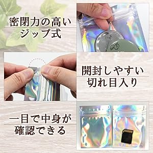 ラッピング♡確認用 Amazon.co.jp: [南風社] オーロラ OPP セット ジッパー付き