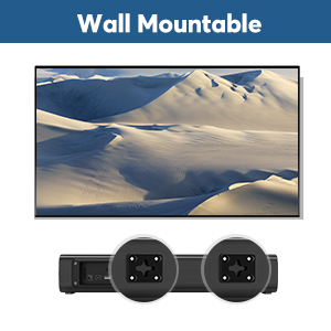 sound bar mountable